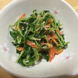 簡単！栄養たっぷり★豆苗と人参とツナの和え物